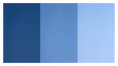 3x Blau oder Himmel über Kapellen