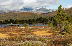 Blick über den Furjøen nach Norden