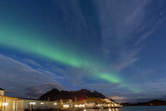 Mein erstes Polarlichtfoto.