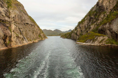 Einfahrt in den Trollfjord