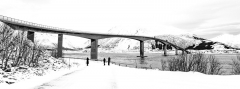 An der Brücke zwischen Austvagøya und Vestvågøy