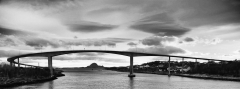 Die Brücke südlich von Brønnøysund