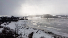 Vor Lillehammer am Ufer des Lågen