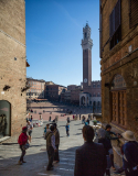 Blick auf den Piazza del Campo