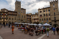 Blick von der Galerie auf den Marktplatz
