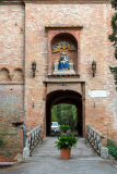 Teilansicht der Abbazia di Monte Oliveto Maggiore