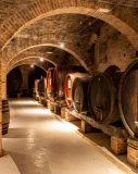 Weinkeller in der Abbazia di Monte Oliveto Maggiore
