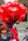 Maskenparade auf dem Markusplatz
