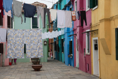 Straßenszene auf Burano