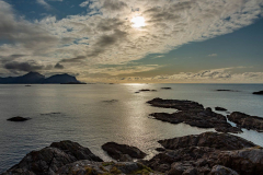 Bleiern liegt das Meer